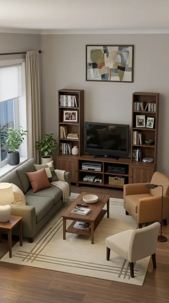 40 Living Room Decor Ideas for a Nostalgic 2000s and Y2K Aesthetic 29 Turn a Media Cabinet Into a Curated DVD and CD Display