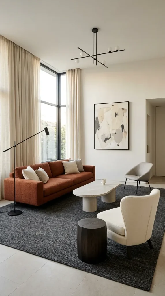 Use Charcoal Grey for a Stronger Modern Contrast