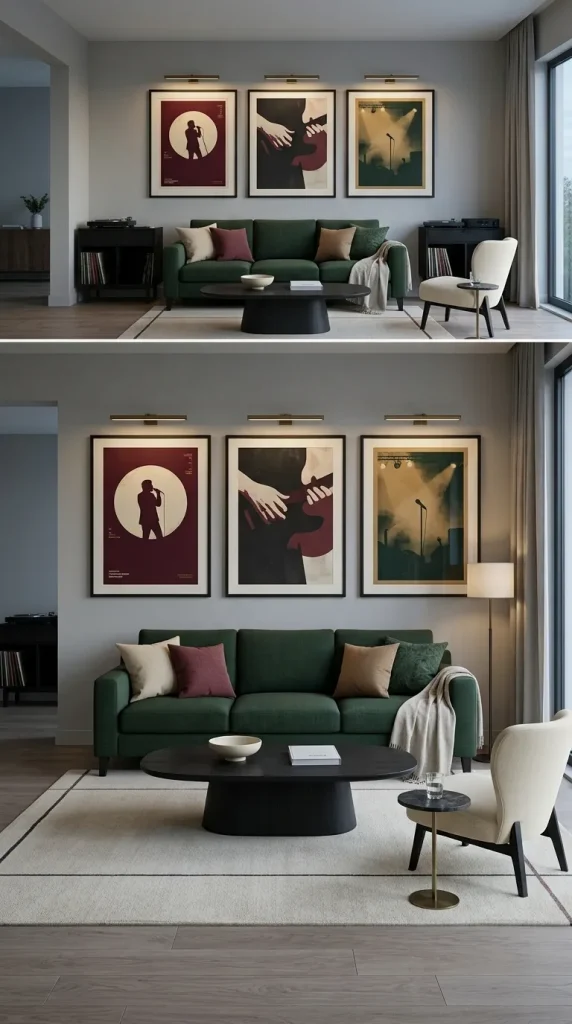 Use Concert Posters as a Curated Gallery