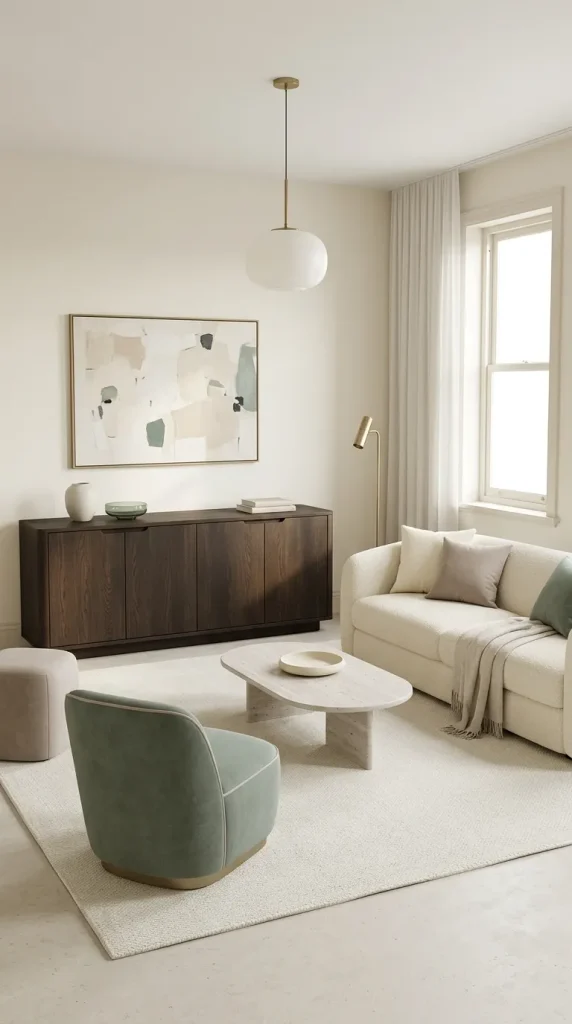 30 Living Room Ideas With Oak for Warm, Modern and Beautiful Spaces 8 Use Dark Oak as a Strong Grounding Element