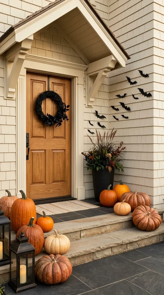 40 Front Porch Halloween Ideas for a Spooky, Stylish and Unforgettable Entrance 33 Use Orange and Black Deliberately Rather Than Apologizing for It