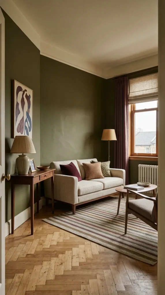 Use Rich Colour to Give a Small Lounge More Character
