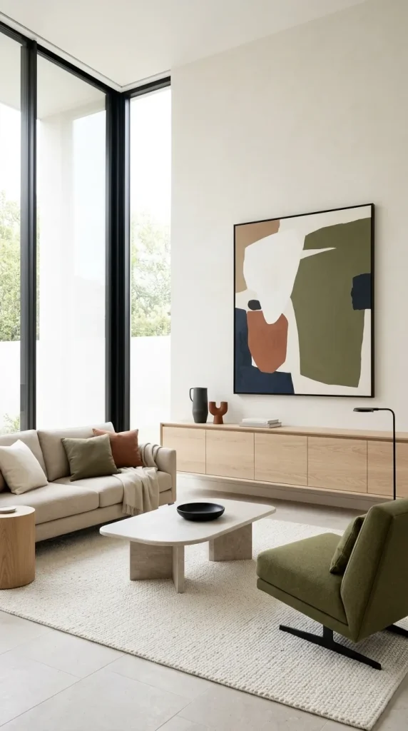 30 Living Room Ideas With Oak for Warm, Modern and Beautiful Spaces 3 Use White Oak for a Bright Contemporary Interior