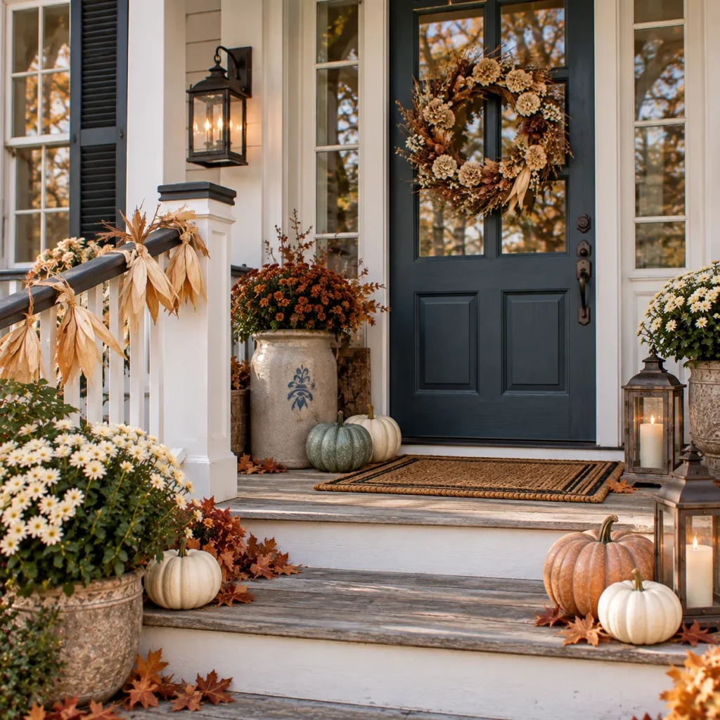 Use a corn-husk garland sparingly