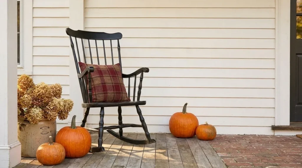 Use one Windsor chair or rocker as a quiet anchor