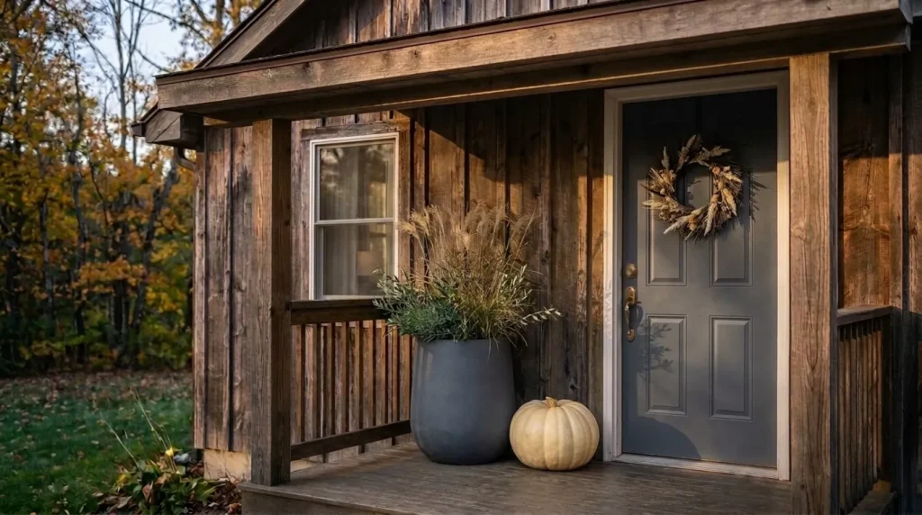 Use one matte planter in a solid neutral tone