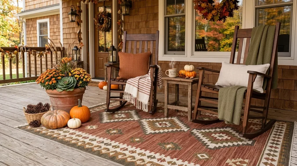 add-one-outdoor-rug-beneath-the-bench-or-chairs