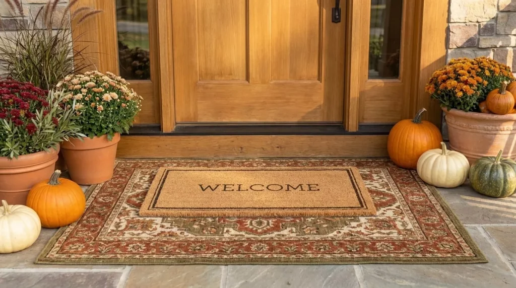 layer-a-small-outdoor-rug-beneath-a-coir-doormat
