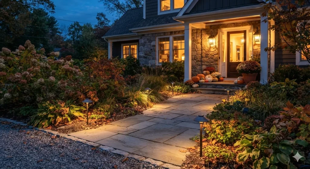use-low-solar-lights-along-the-approach