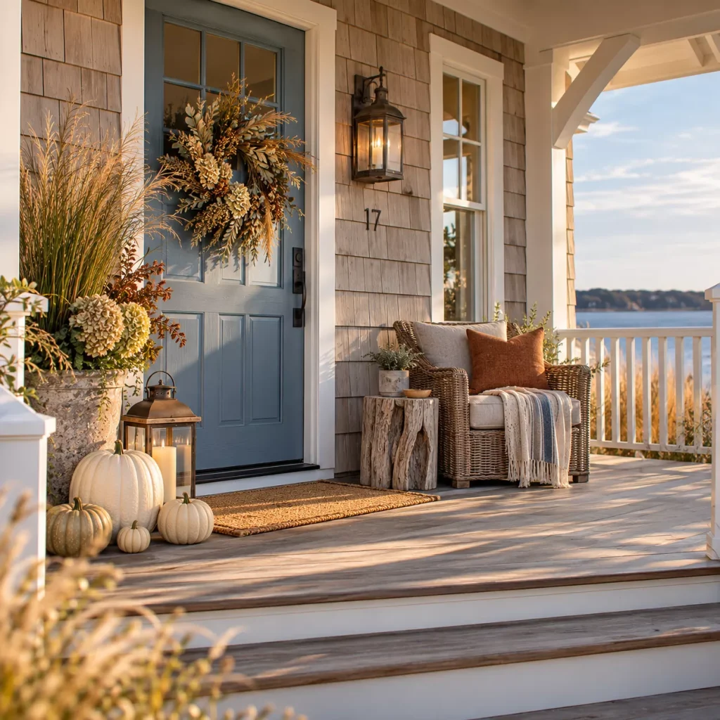 23 Coastal Fall Front Porch Ideas for a Breezy Beach House Autumn 23 work-with-the-existing-beach-house-architecture-6aa0467a9e7c5 (1)