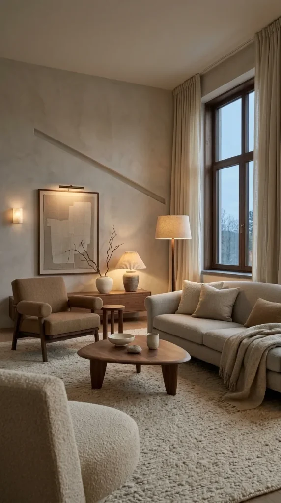 Build a Cozy Room Through Lighting and Textile Layers