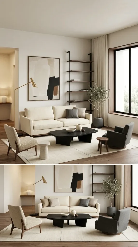 35 Gold Living Room Ideas for Elegant, Modern and Sophisticated Spaces 28 Build a Modern Black-and-Gold Living Room