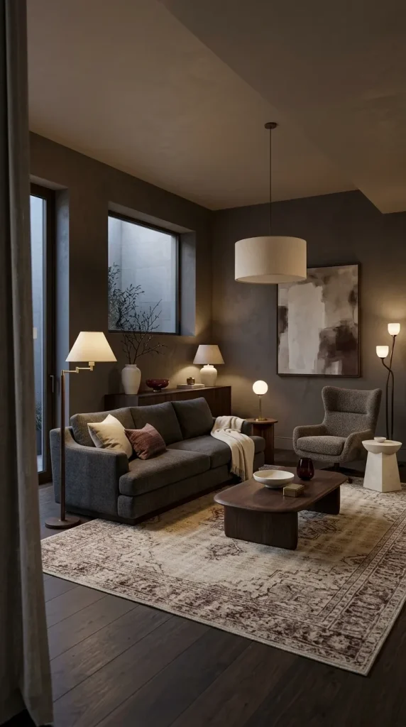 30 Grey Couch Living Room Ideas for Warm, Stylish and Colorful Spaces 31 Build a Moody Charcoal Living Room