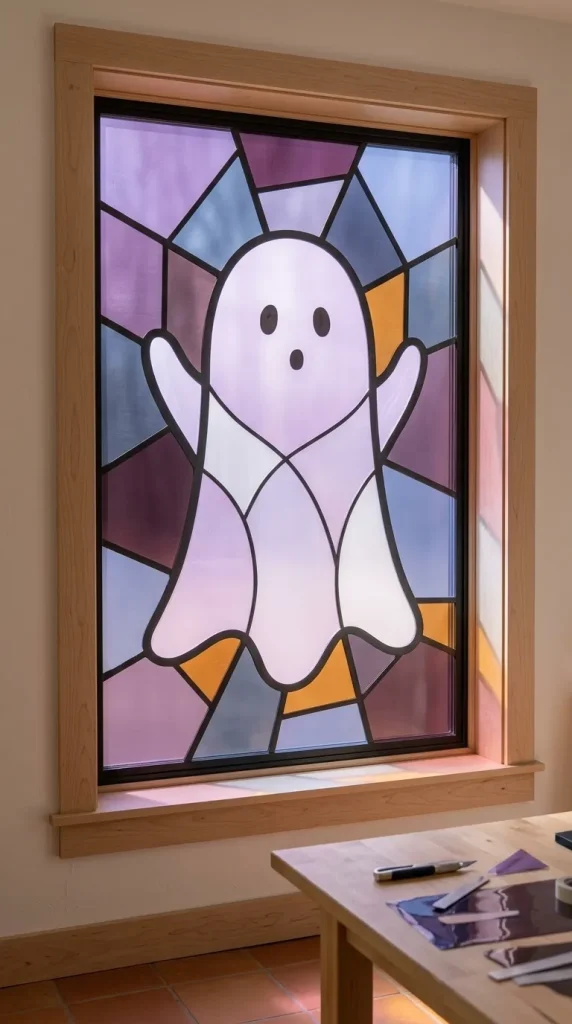 Build a Stained-Glass Ghost Window