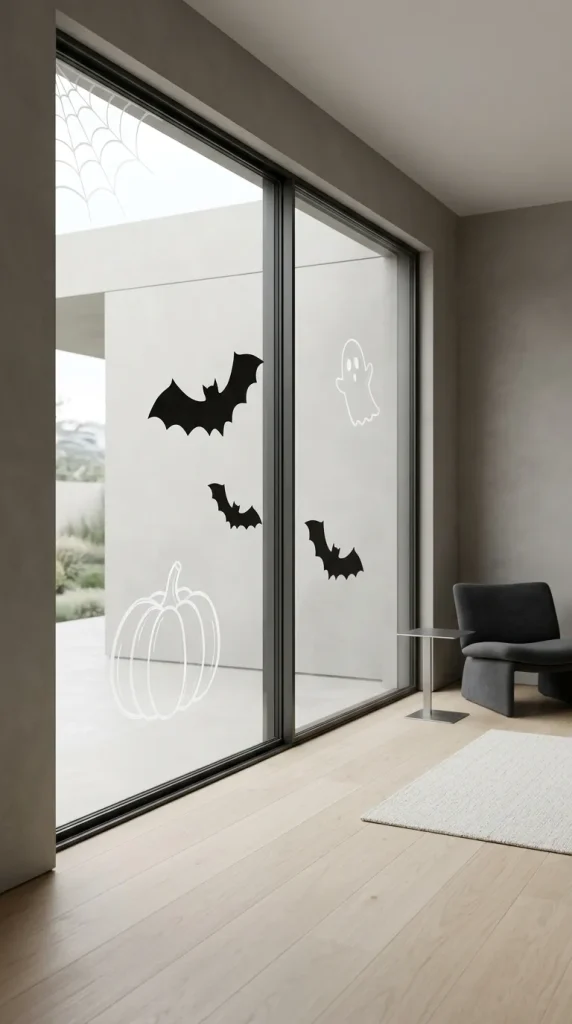 Create Minimal Black-and-White Halloween Line Art