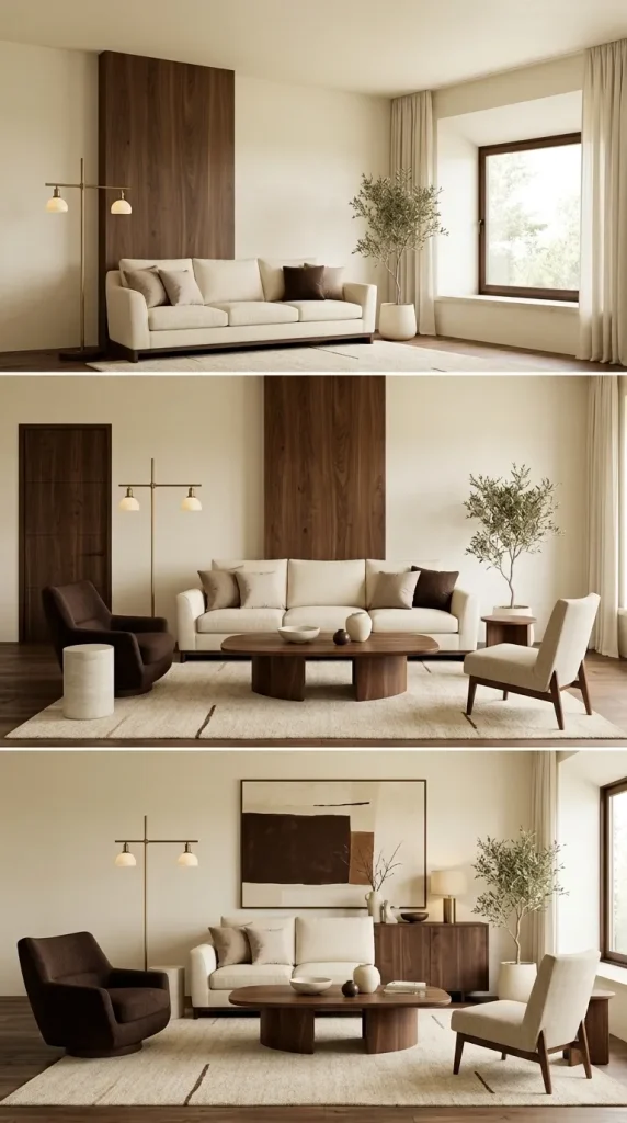 35 Gold Living Room Ideas for Elegant, Modern and Sophisticated Spaces 27 Create a Brown, Cream and Gold Palette