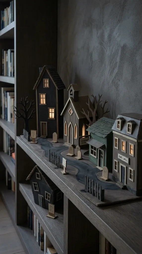 25 Cardboard Halloween Decorations DIY Ideas That Look Better Than a Shipping Box 7 Create a Cardboard Halloween Village