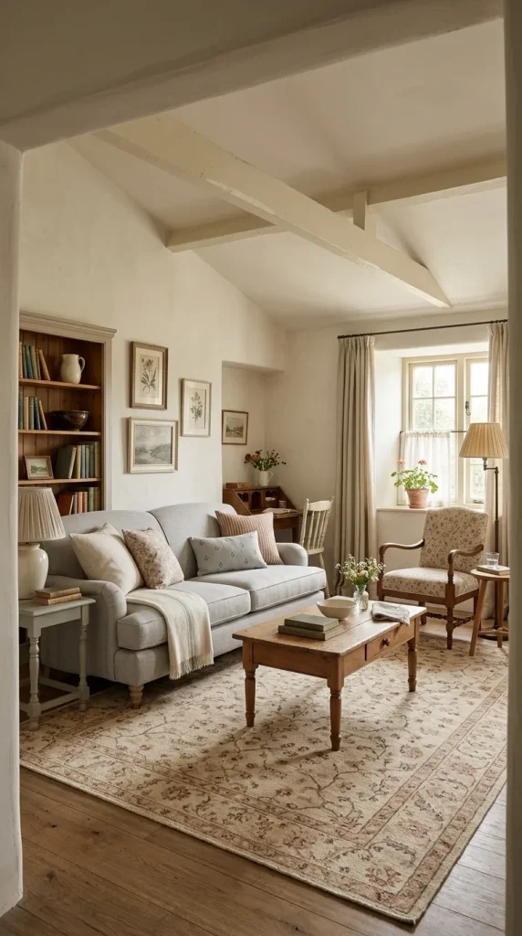 30 Grey Couch Living Room Ideas for Warm, Stylish and Colorful Spaces 30 Create a Cottagecore Room With a Light Grey Sofa
