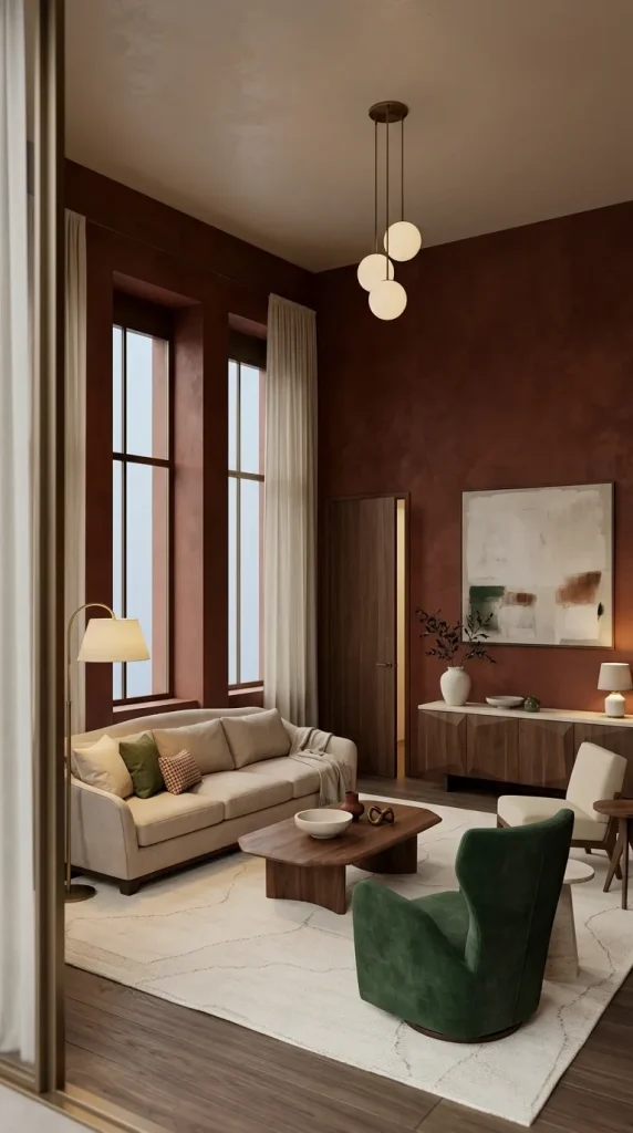 Create a Deep Terracotta Moody Room