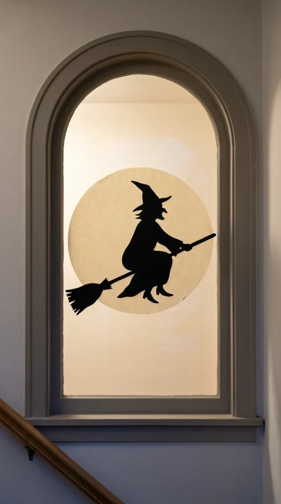 Create a Paper Witch Flying Across the Moon