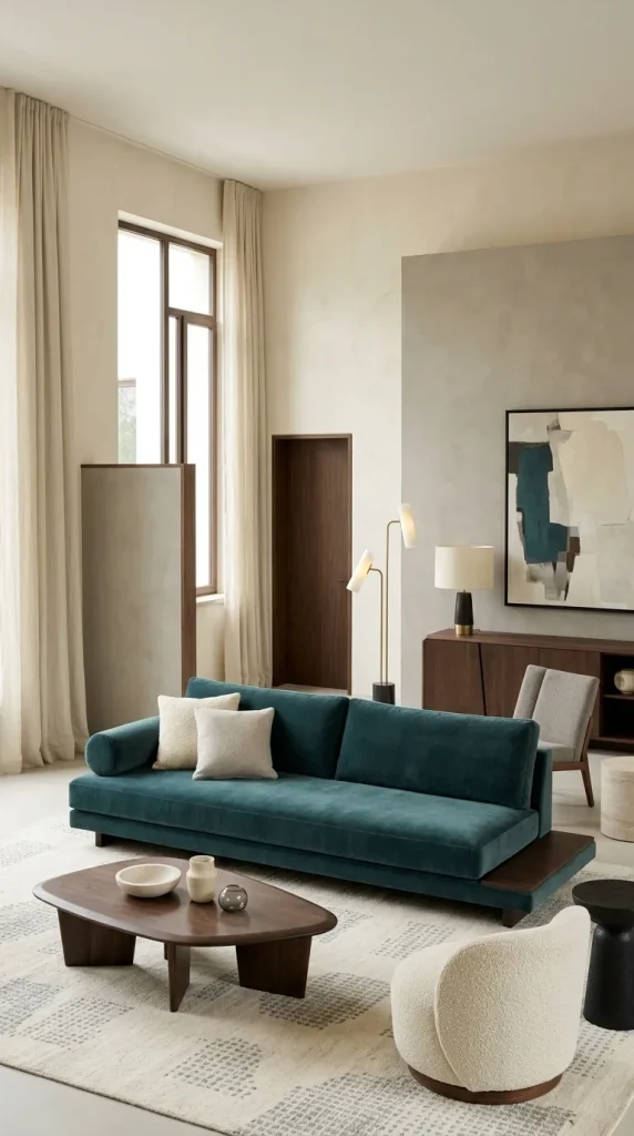 35 Gold Living Room Ideas for Elegant, Modern and Sophisticated Spaces 34 Create a Teal-and-Gold Living Room