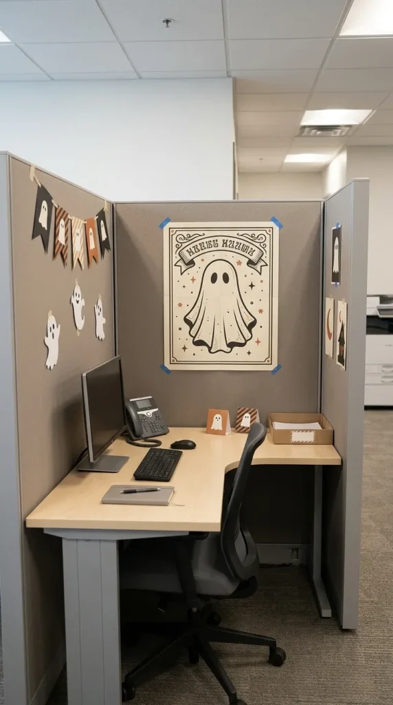30 Halloween Cubicle Decor Ideas for Work, Contests and Small Spaces 29 Create an Easy Printable Cubicle Theme