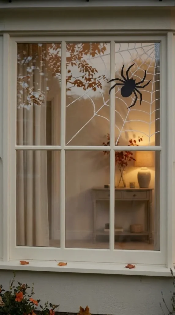 Fill One Corner With a Giant Spider Web
