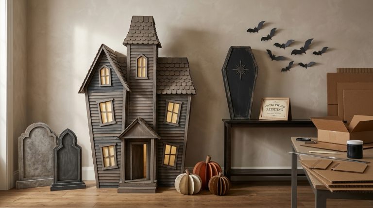 25 Cardboard Halloween Decorations DIY Ideas That Look Better Than a Shipping Box 38 Hero Image