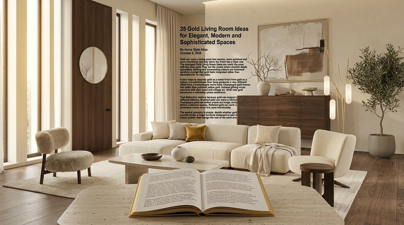 35 Gold Living Room Ideas for Elegant, Modern and Sophisticated Spaces 1 Hero Image