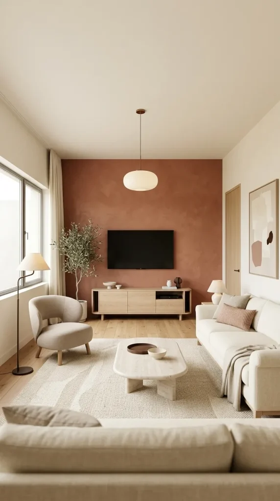 Paint a Terracotta TV Wall