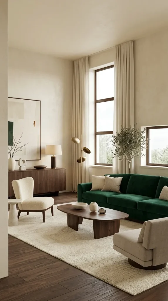 35 Gold Living Room Ideas for Elegant, Modern and Sophisticated Spaces 31 Pair Emerald Green With Gold