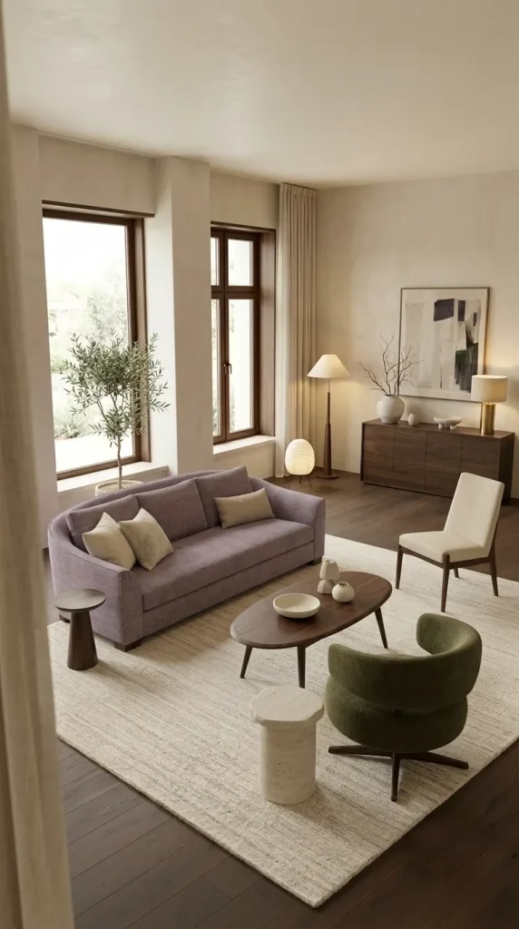 Pair Lavender With Olive Green
