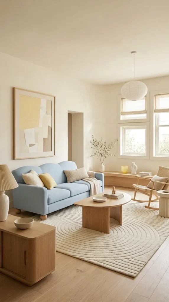Use Baby Blue With Butter Yellow