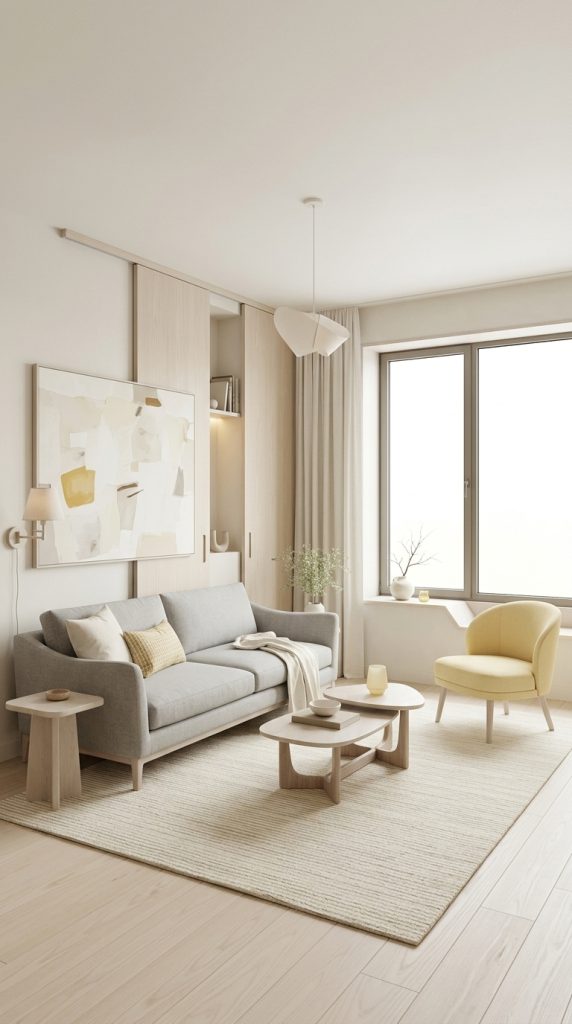 30 Grey Couch Living Room Ideas for Warm, Stylish and Colorful Spaces 23 Use Butter Yellow With Light Grey