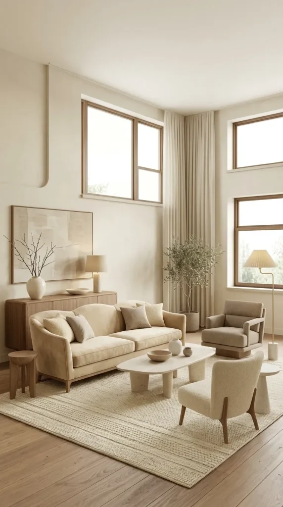 35 Gold Living Room Ideas for Elegant, Modern and Sophisticated Spaces 22 Use Champagne-Gold Upholstery for a Softer Look