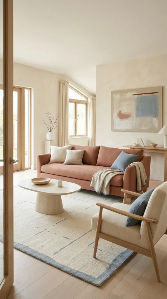Use Dusty Blue for a Softer Contrast