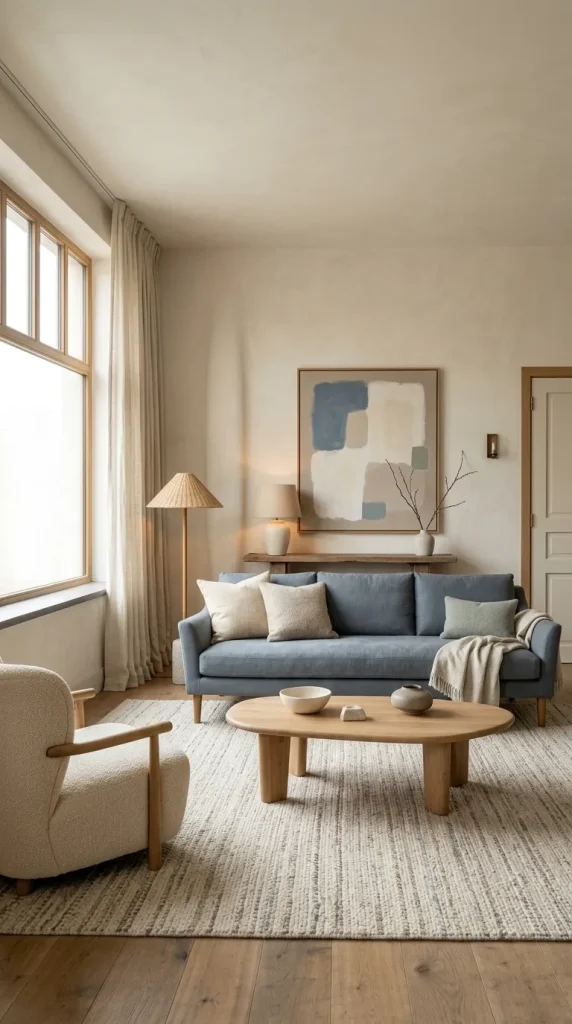 Use Dusty Blue for a Softer, More Relaxed Room