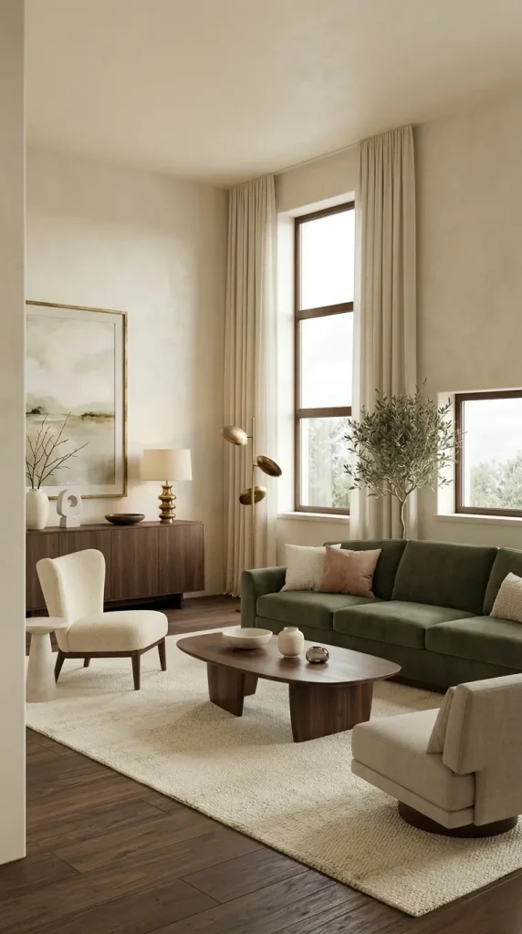 35 Gold Living Room Ideas for Elegant, Modern and Sophisticated Spaces 32 Use Hunter Green With Antique Gold