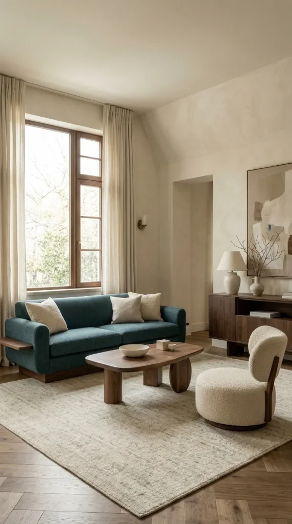 Use Peacock Blue for a Richer Contemporary Look