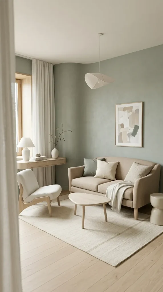 Use Sage Green for a Softer Room