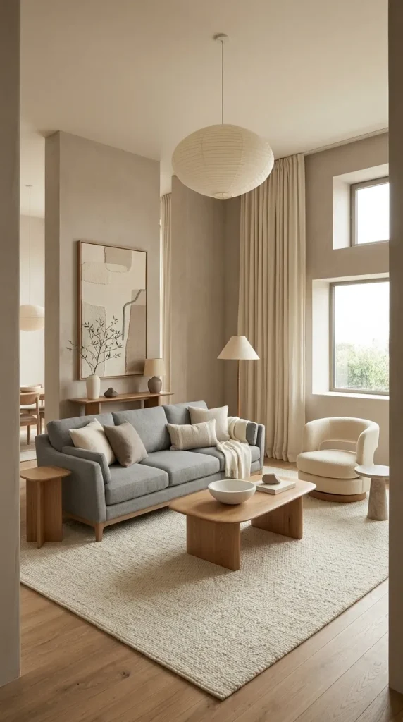30 Grey Couch Living Room Ideas for Warm, Stylish and Colorful Spaces 10 Use Taupe to Bridge Grey and Warm Neutrals